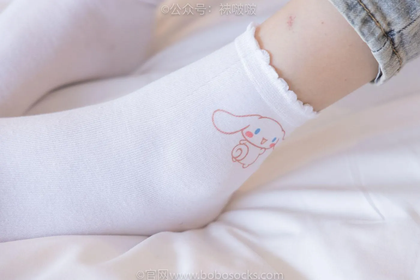 [BoBoSocks袜啵啵]NO.050 小甜豆-高跟长靴、白棉袜 [175P]插图1